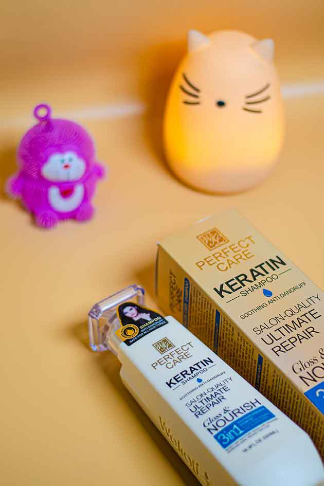 Ultimate Keratin Shampoo 520ml | Perfect Care | Sulphate, Paraben & Silicone Free for Healthy Hair