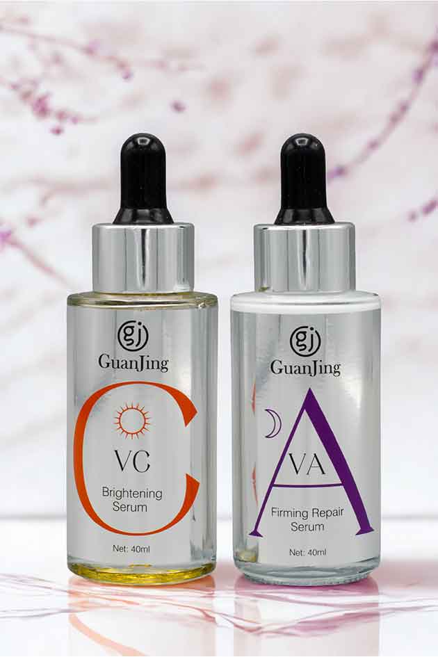 Guanjing Revitalift Serum Set – Vitamin C Brightening & Retinol Firming Repair Serums