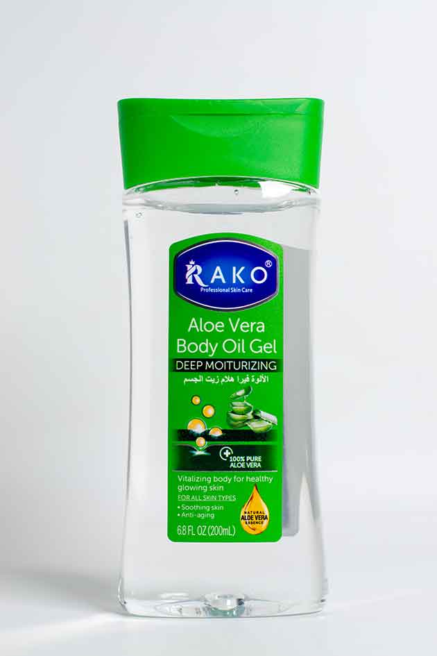 Rako Professional Body Oil Gel – Deep Moisturizing Formula for Glowing & Smooth Skin (4 Variants)