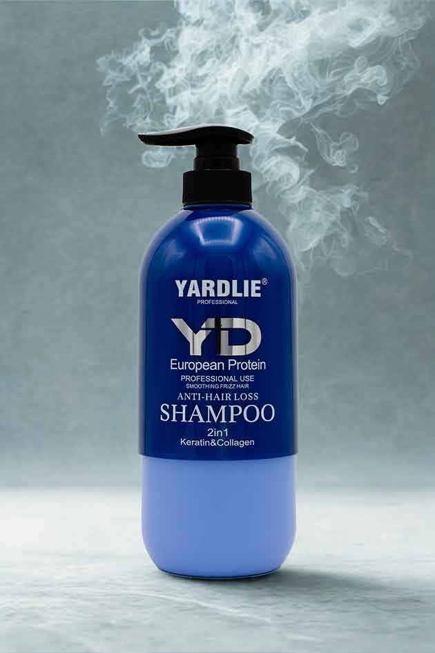 Yardlie European Protein Capsule Anti-Hair Loss Shampoo with Keratin | 800Ml | Blue