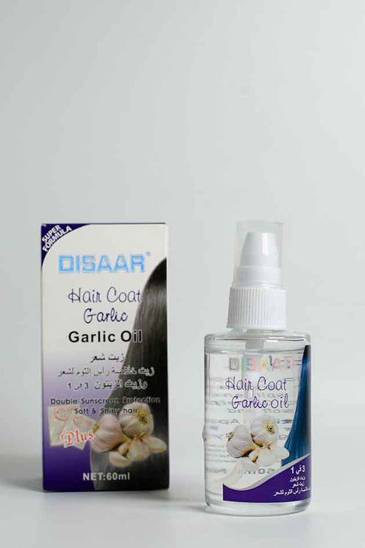 Disaar Hair Coat Garlic Oil – Anti-Hair Fall & Shine Serum (Stock Clearance Offer)