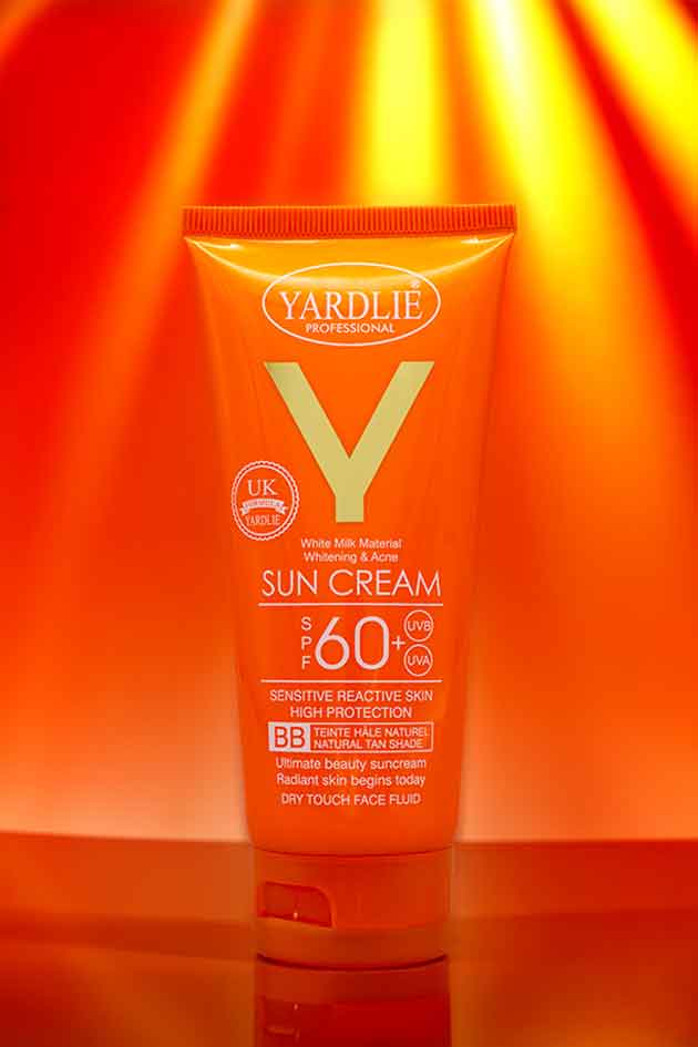Yardlie Sun Cream SPF 60 BB Natural Tan 100ml
