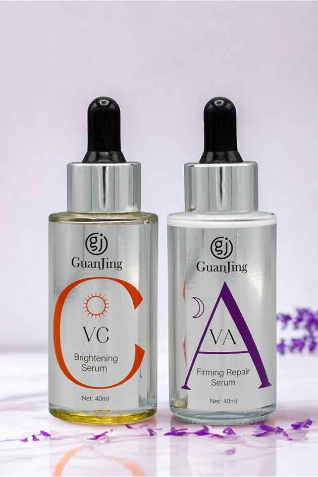 Guanjing Revitalift Serum Set – Vitamin C Brightening & Retinol Firming Repair Serums