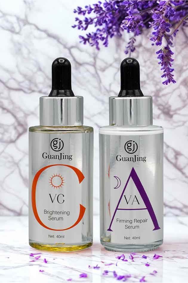 Guanjing Revitalift Serum Set – Vitamin C Brightening & Retinol Firming Repair Serums