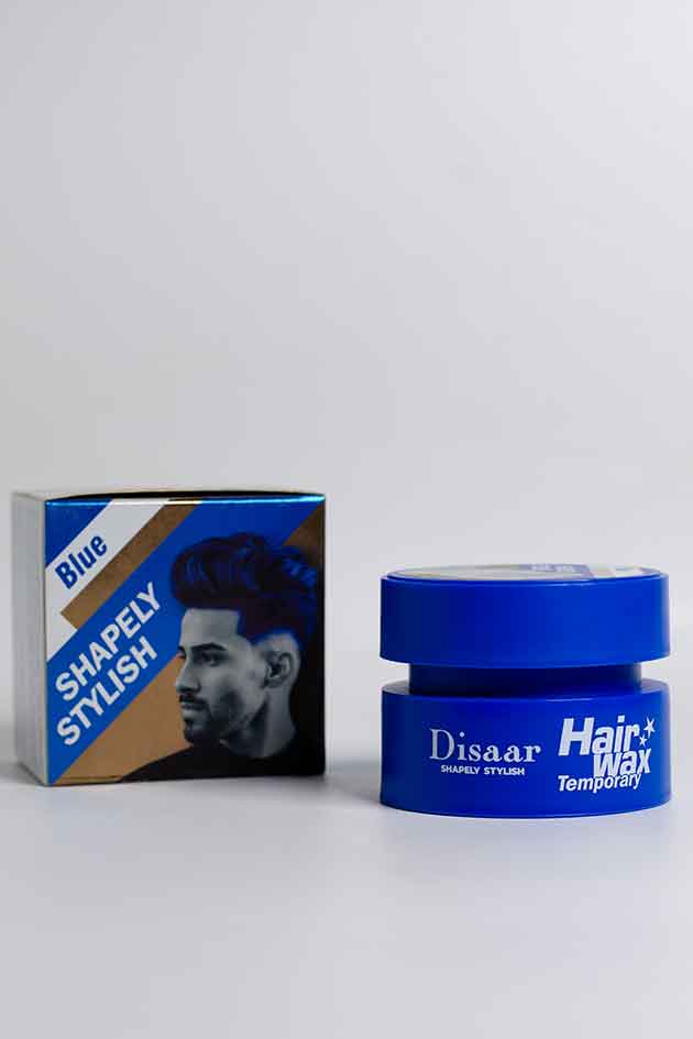 Disaar Blue Hair Wax Temporary – Shapely Stylish Look for Men (Last Piece)