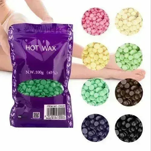 FawaQa | Portable Silicone Wax Bean Warmer, Hair Removal Wax Machine | With 100g Wax Bean Free