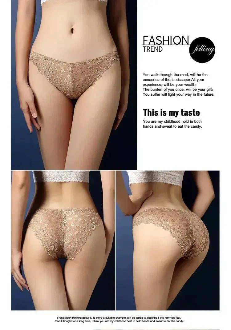 Mudassir Cosmetics | Pack of 3 Breathable Net Panties