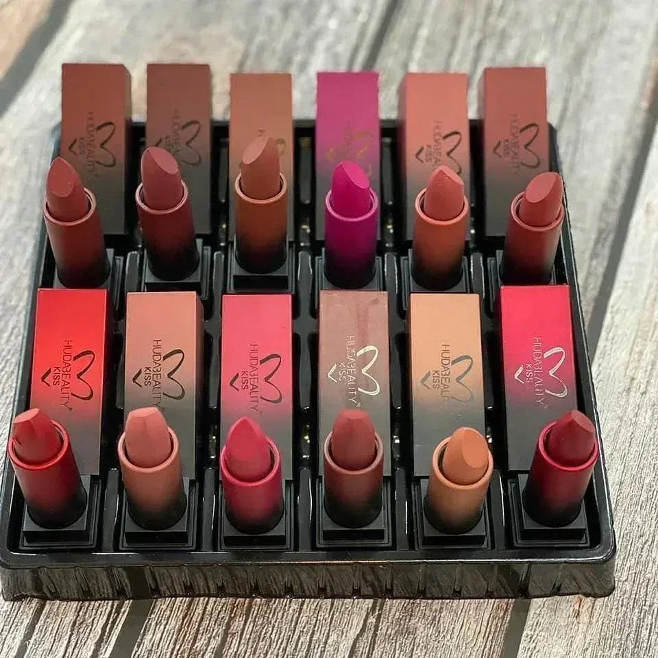 Mudassir Cosmetics | Beauty Matte Lipstick 12 Pcs Set