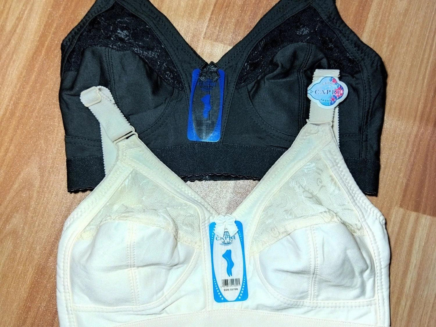Mudassir Cosmetics | Orignal Irani Capri Full Coverage Cotton Bra – Wide Straps, Soft & Breathable, Best for Heavy & Saggy Breasts, Non-Padded with Net Patch
