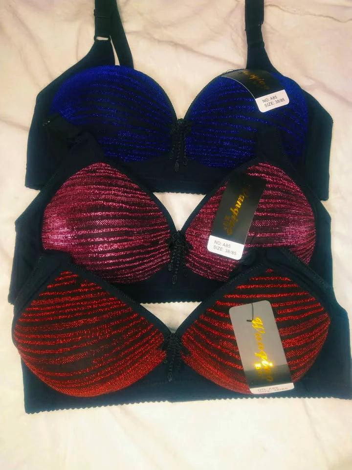 Mudassir Cosmetics | Metallic Glittery Moonlight Padded Pushup Bra
