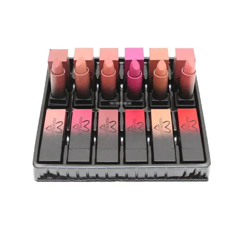 Huda Beauty Matte Lipstick 12 Pcs Set