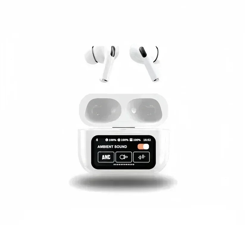 ANC/ENC A9 Airpods Touch Screen Wireless  Pro Earbuds