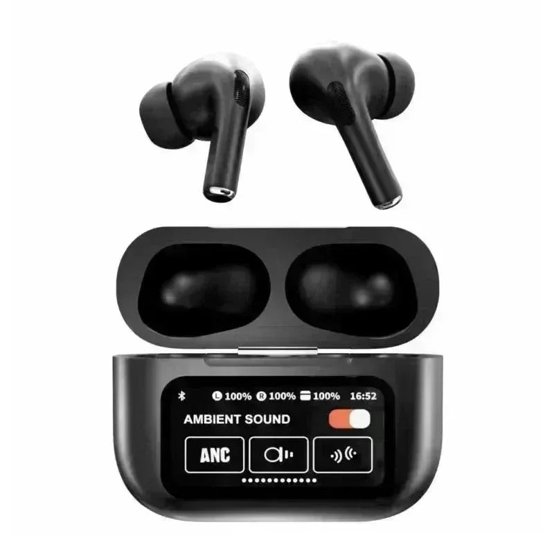 ANC/ENC A9 Airpods Touch Screen Wireless  Pro Earbuds