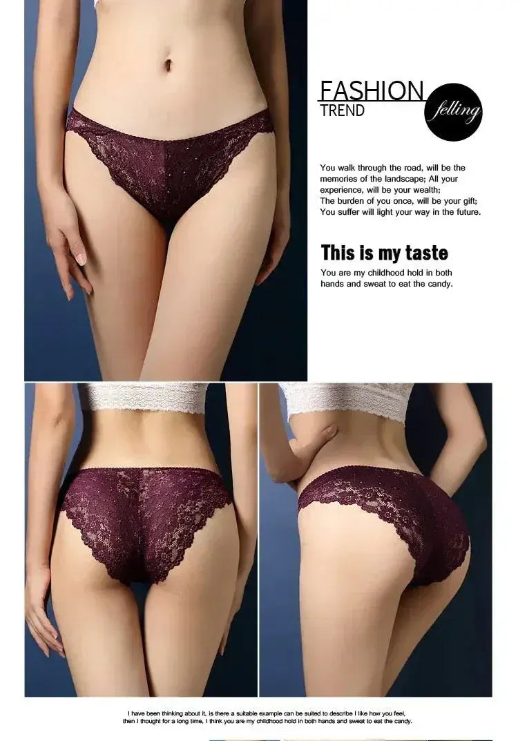 Mudassir Cosmetics | Pack of 3 Breathable Net Panties