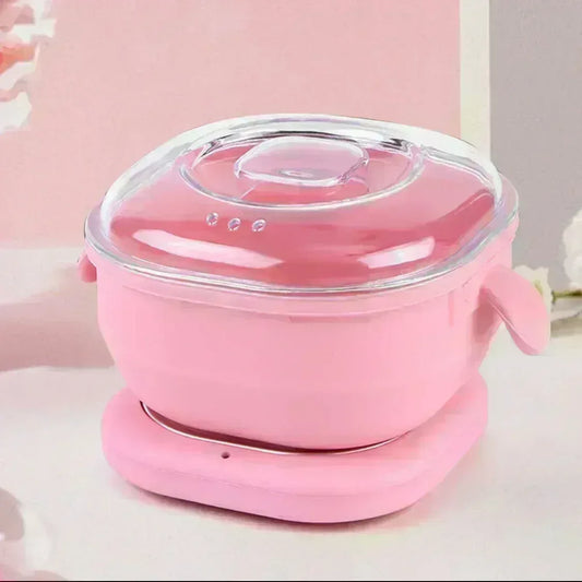 FawaQa | Portable Silicone Wax Bean Warmer, Hair Removal Wax Machine | With 100g Wax Bean Free