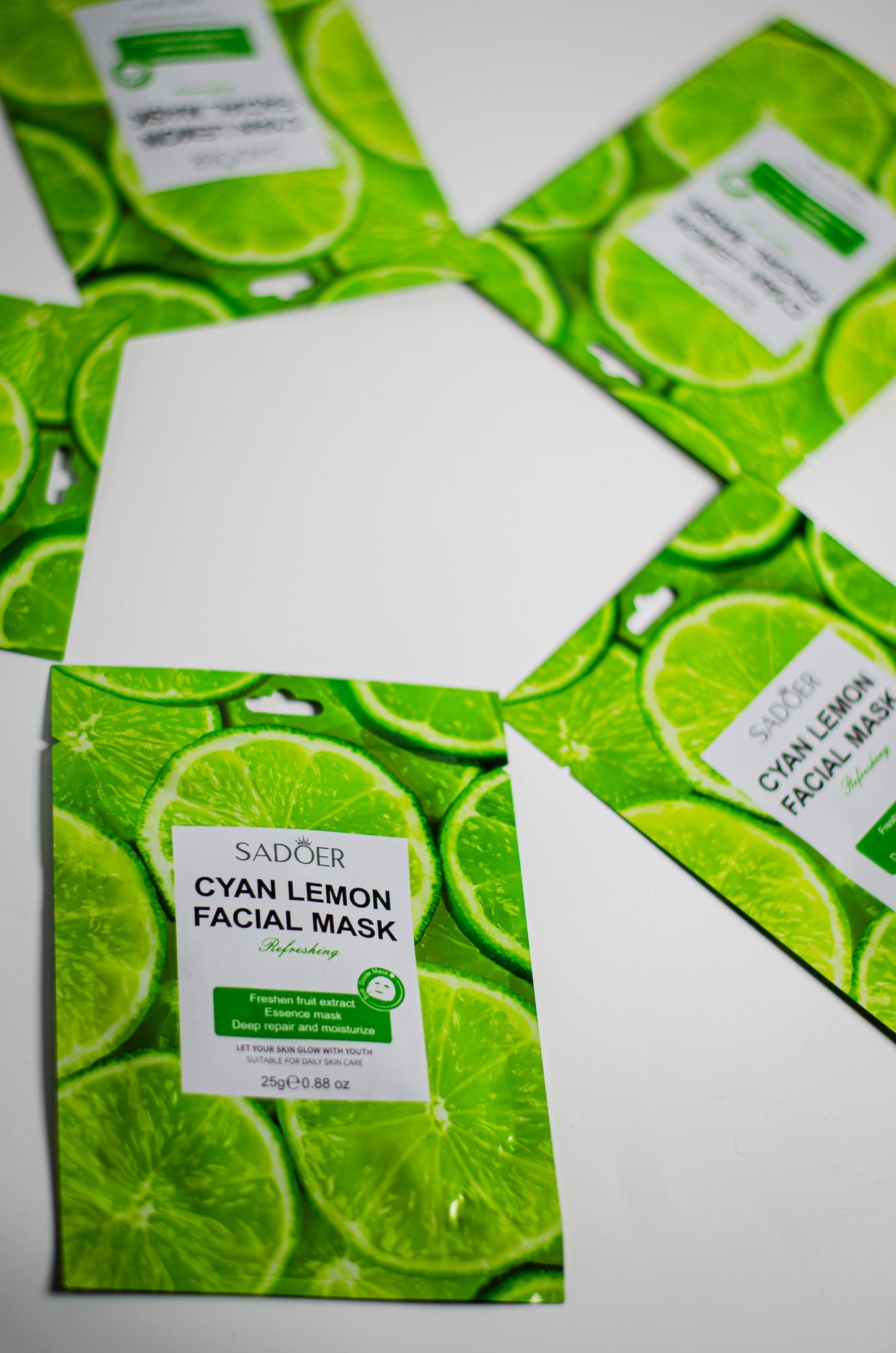 Cyan Lemon Facial Mask | Brightening | Sadoer |