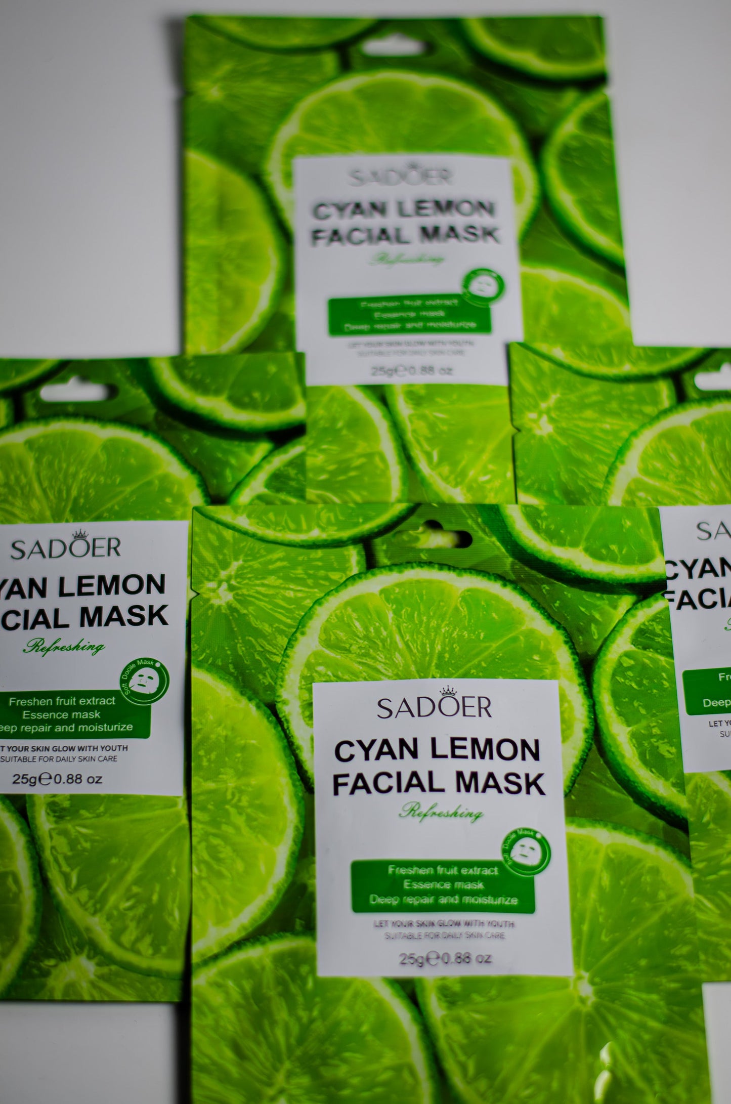 Cyan Lemon Facial Mask | Brightening | Sadoer |