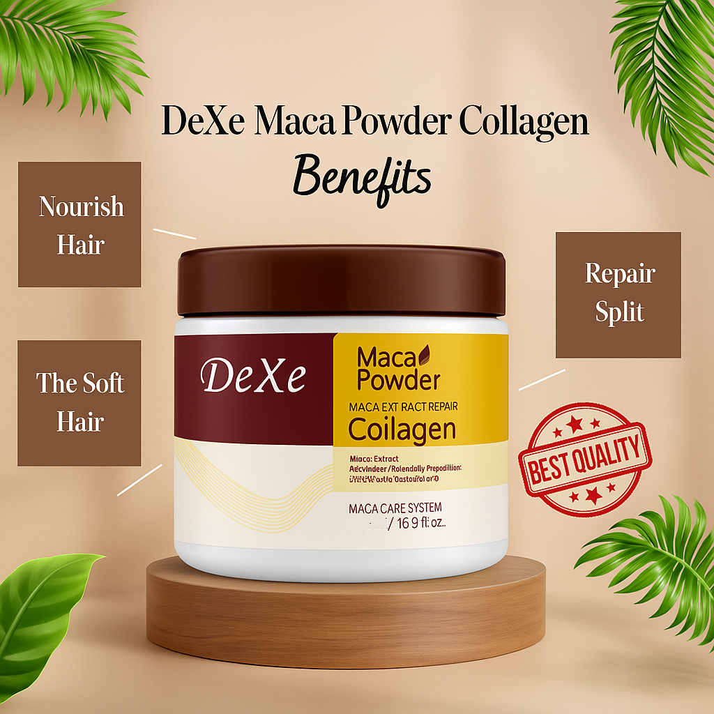 Dexe Maca Powder Collagen Hair Mask 500ml