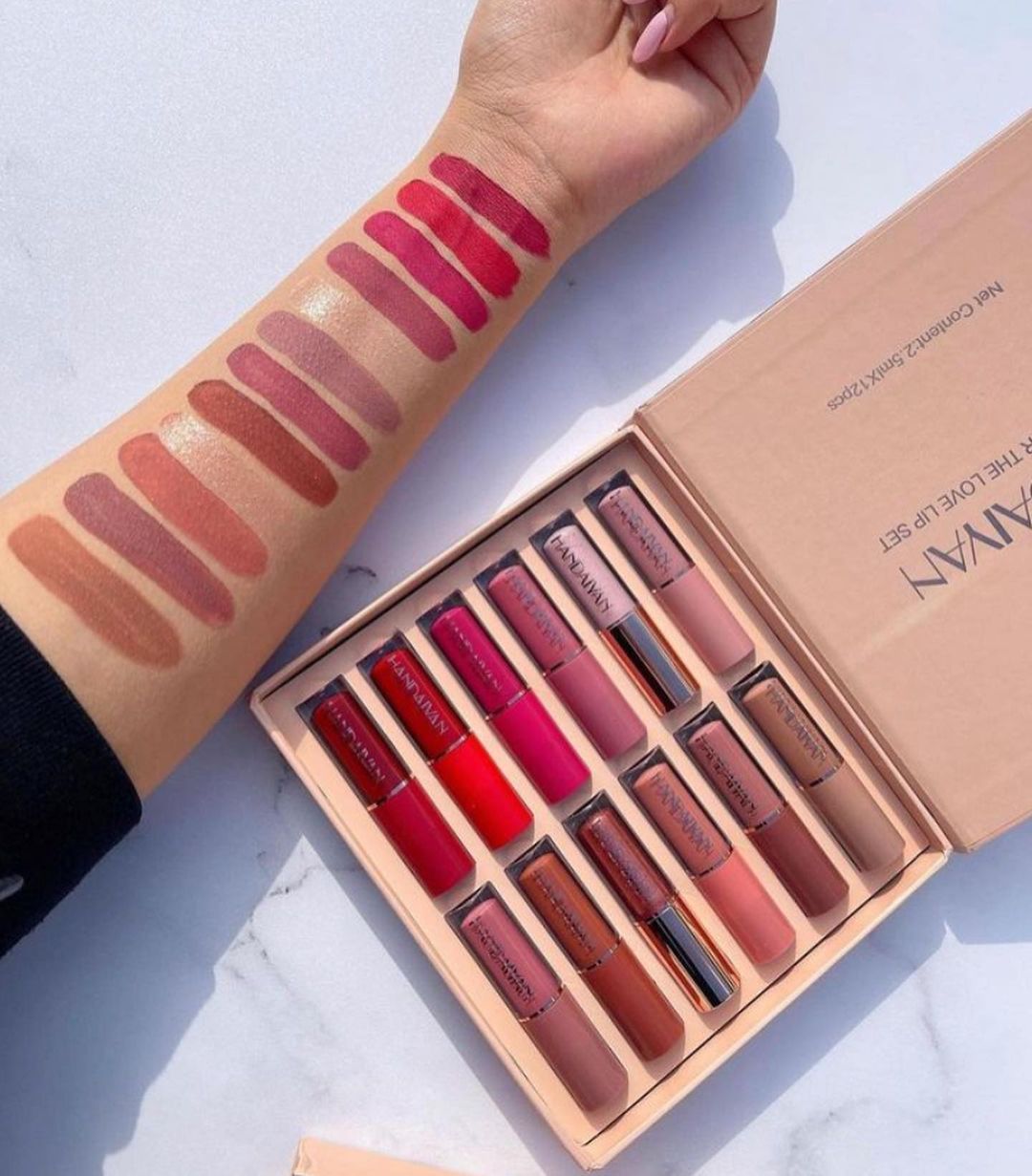 Super Glossy Lipgloss |  12 pcs Matte Liquid Lipstick Box | Nimz Fashion