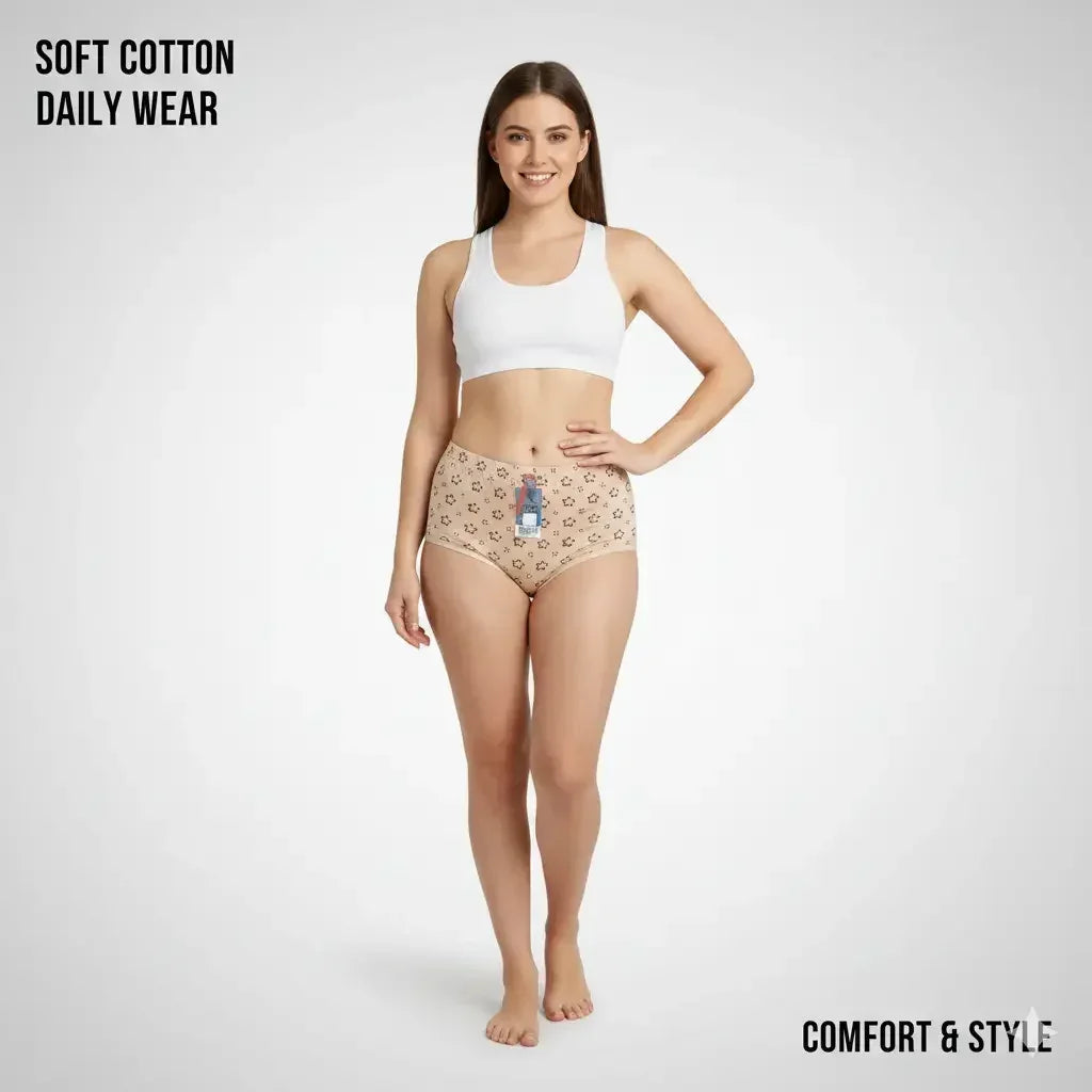 Mudassir cosmetics | Soft Pure Cotton Panty For Regular Use