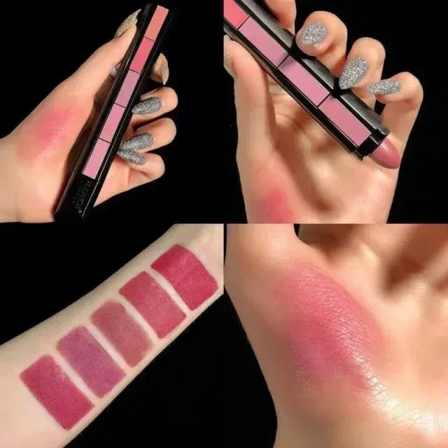 Mudassir Cosmetics | Matte Finish 5 in 1 Lipstick