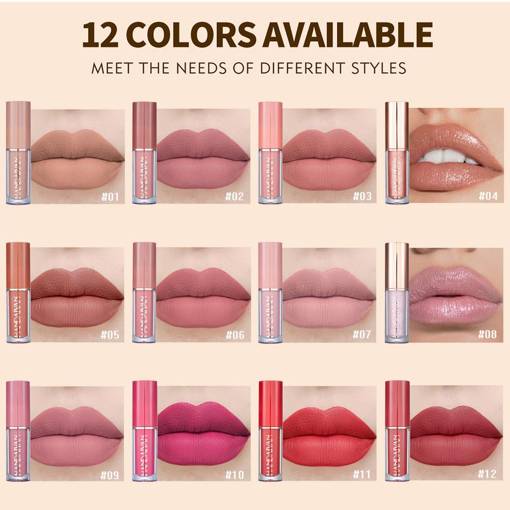 Super Glossy Lipgloss |  12 pcs Matte Liquid Lipstick Box | Nimz Fashion