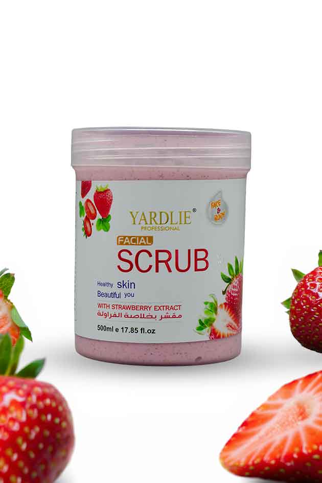 Strawberry Facial Scrub Yardlie 500ml Deep Exfoliating Scrub