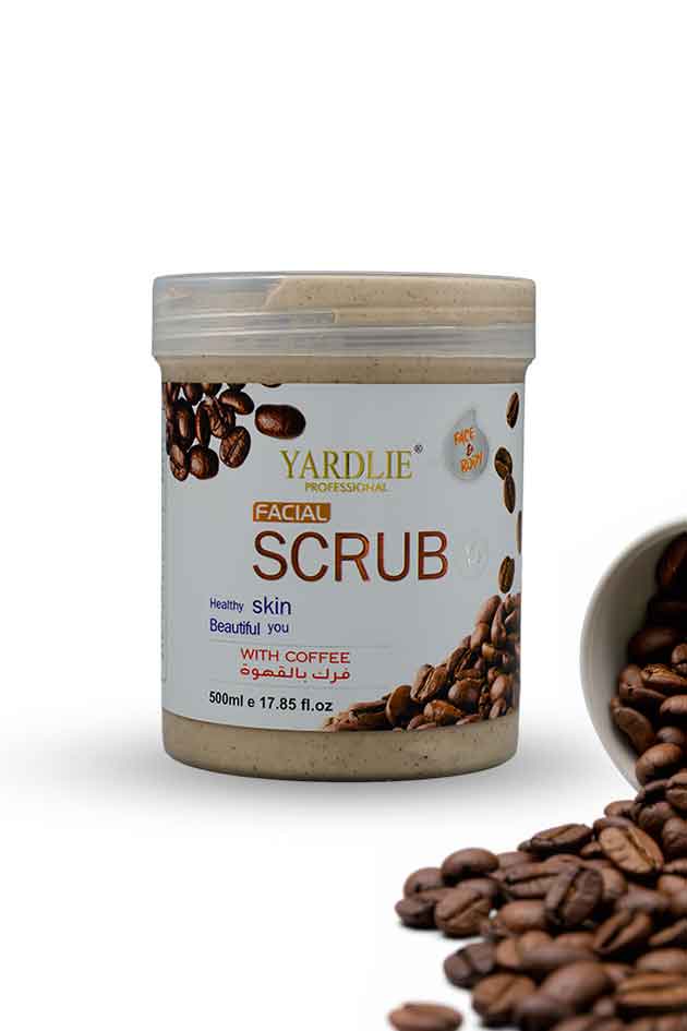 Coffee Facial Scrub Yardlie 500ml Deep Exfoliating Scrub Pakistan
