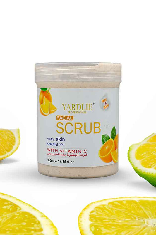 Vitamin C Facial Scrub Yardlie 500ml Deep Exfoliating Scrub