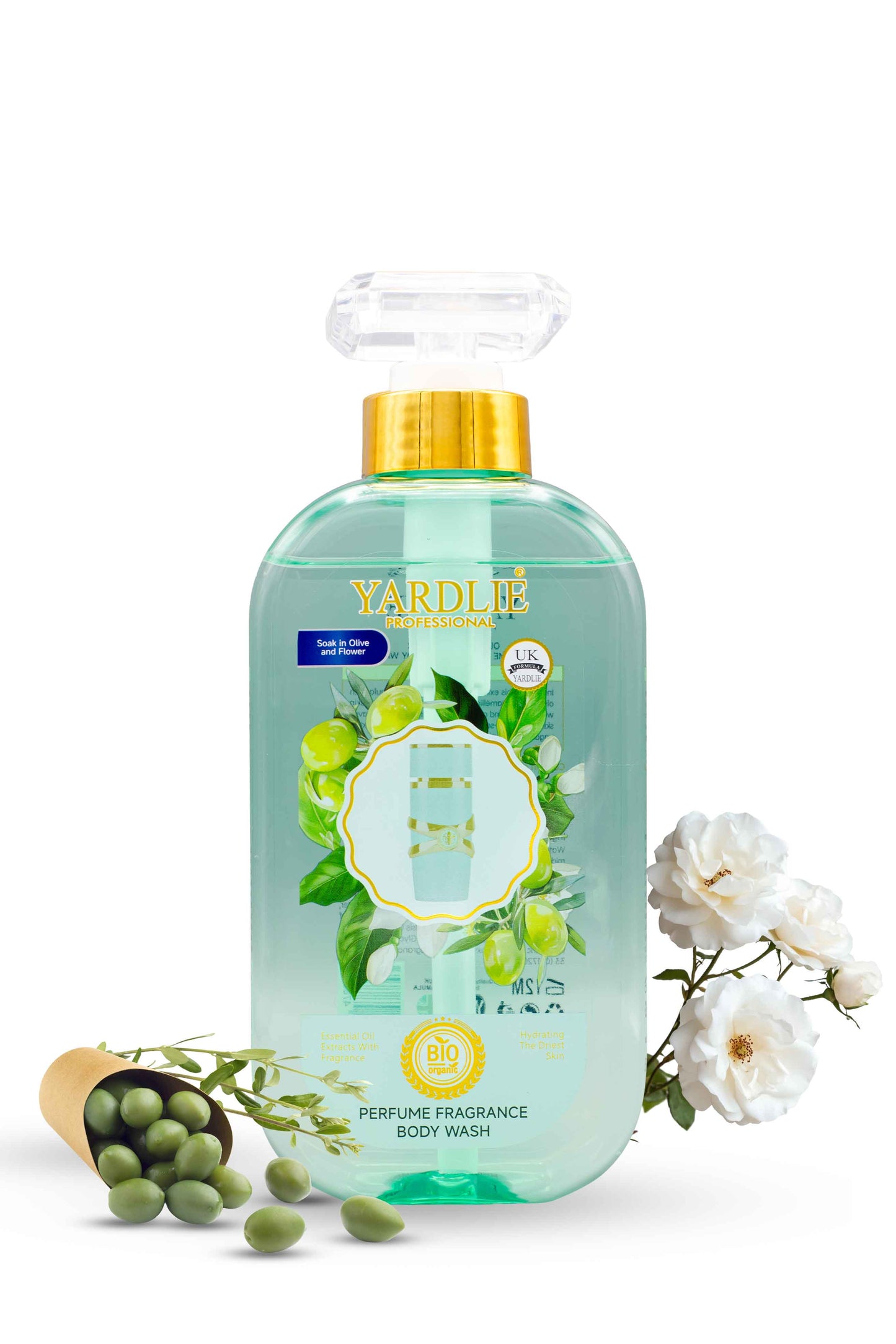 Yardlie Professional Perfume Fragrance Body Wash Olive Flower
