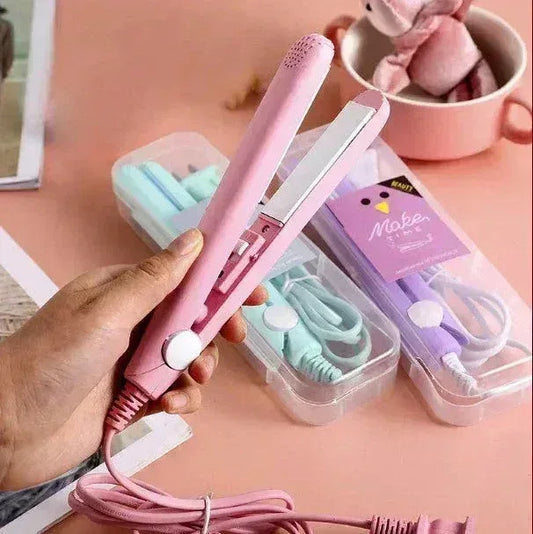 FawaQa | Portable Travel Styling Mini Hair Straightener - Medium Heat