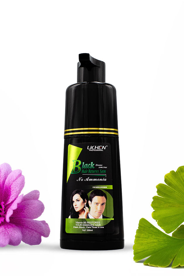 Lichen Professional Black Hair Color Shampoo Noni 200ml