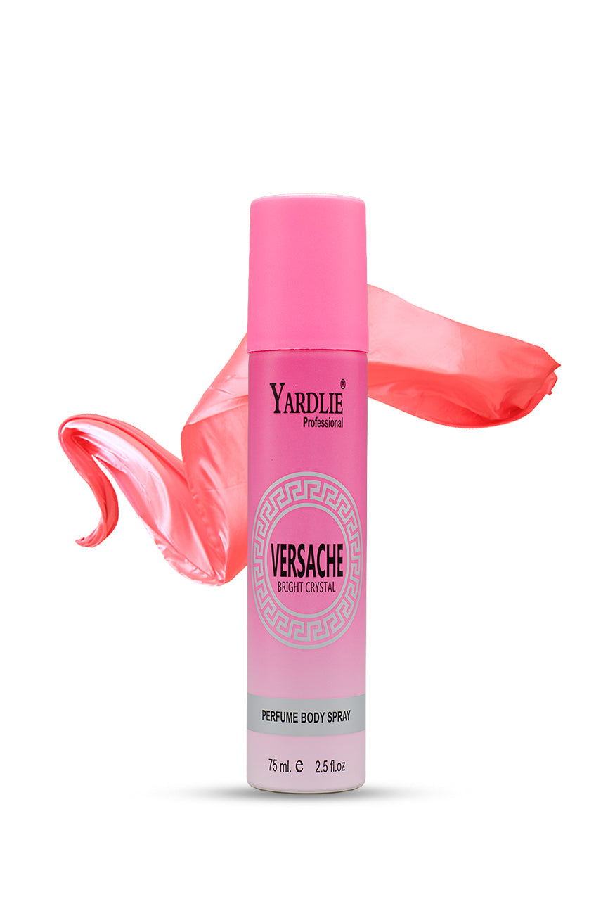 Perfume Body Spray Yardlie Versache Bright Crystal 75ml Women