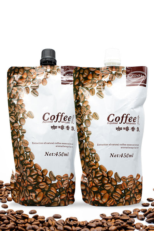 Muattar Coffee Professional Dark Brown Hair Color Cream 450ml x 2