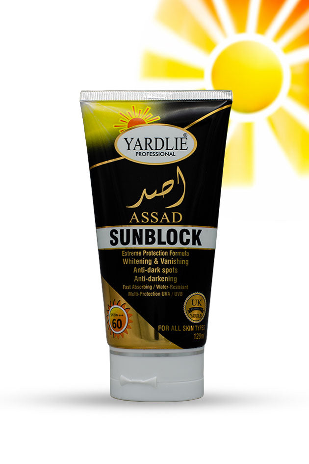 SPF 60 Sunblock Pakistan Yardlie Assad Face Body Cream 120ml
