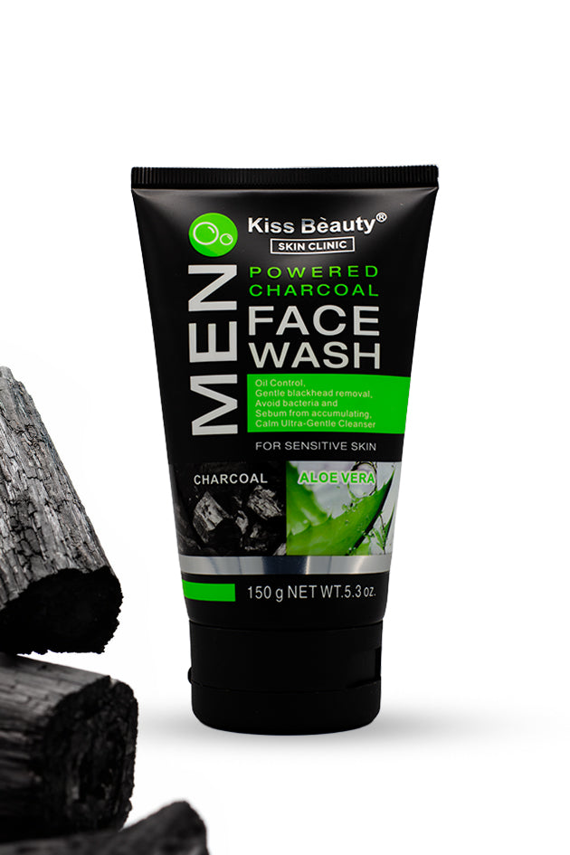 Kiss Beauty Men Charcoal Face Wash 150g Oil Control Cleanser