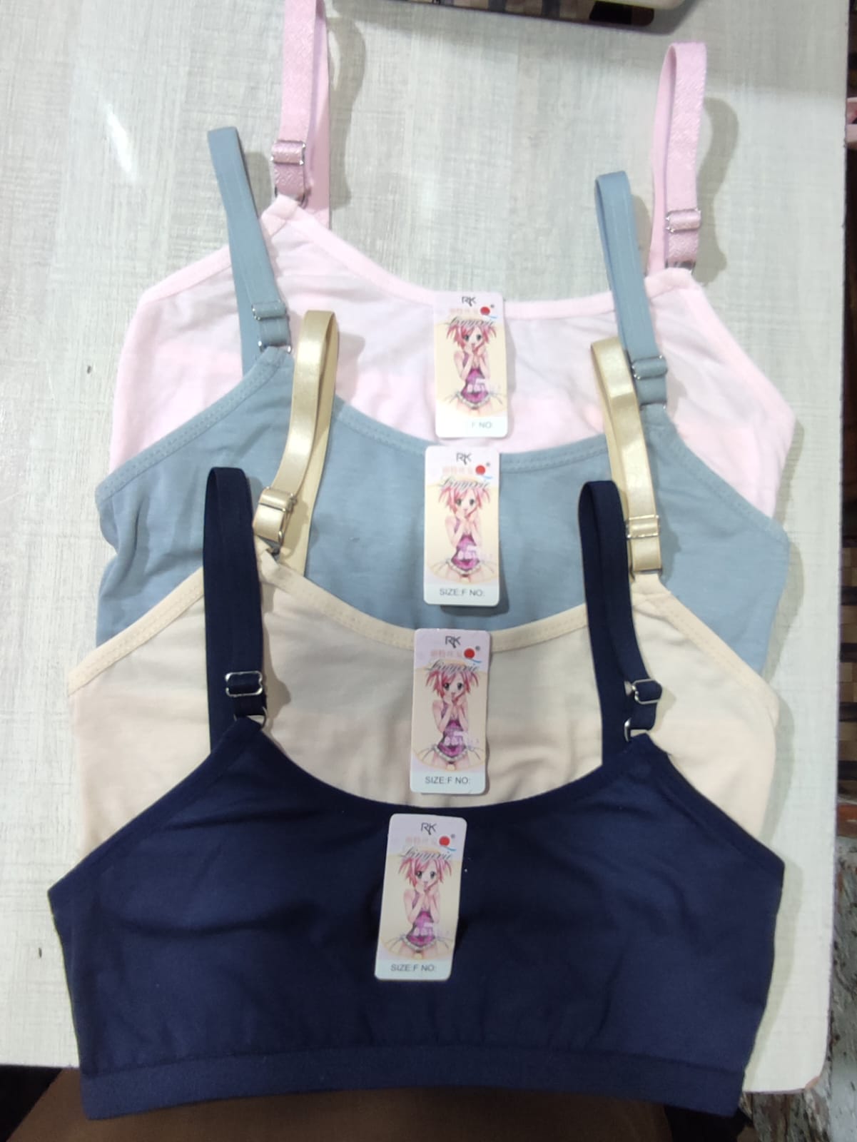 Mudassir Cosmetics | Girls Biddies For 14Yrs-18Yrs Multicolor Pure Cotton