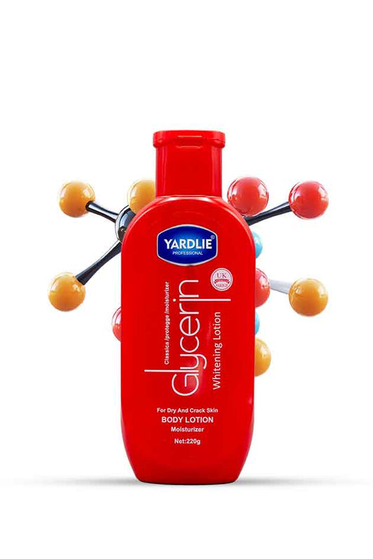 Yardlie Professional Glycerin Whitening Body Lotion 220g for Dry and Cracked Skin