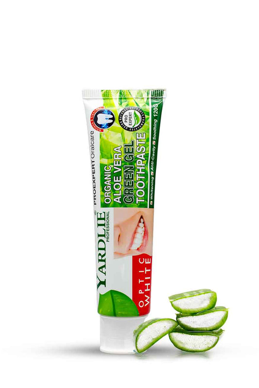 Yardlie Aloe Vera Green Gel Toothpaste for White Teeth and Gum Care