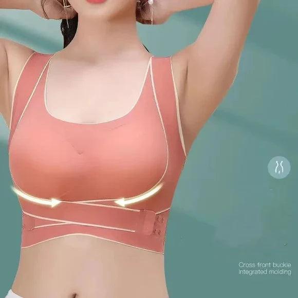 Mudassir Cosmetics | Side Buckle Front Cross Comfy Curve Pushup Bra