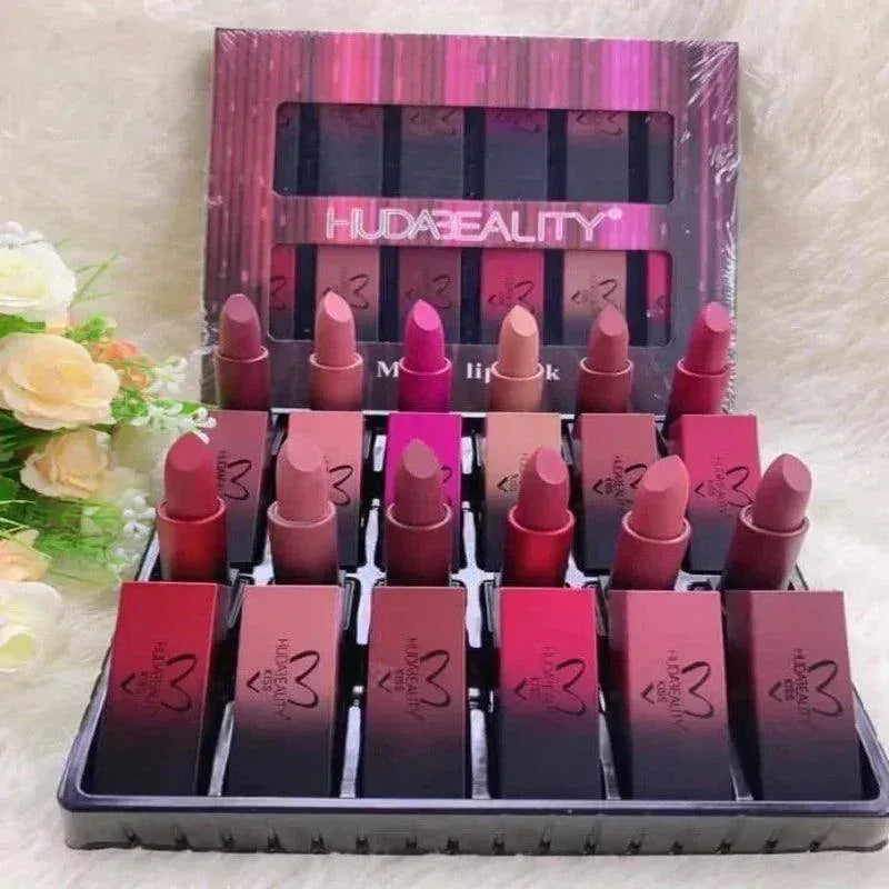 Mudassir Cosmetics | Beauty Matte Lipstick 12 Pcs Set