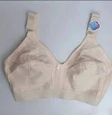 Mudassir Cosmetics | Orignal Irani Capri Full Coverage Cotton Bra – Wide Straps, Soft & Breathable, Best for Heavy & Saggy Breasts, Non-Padded with Net Patch