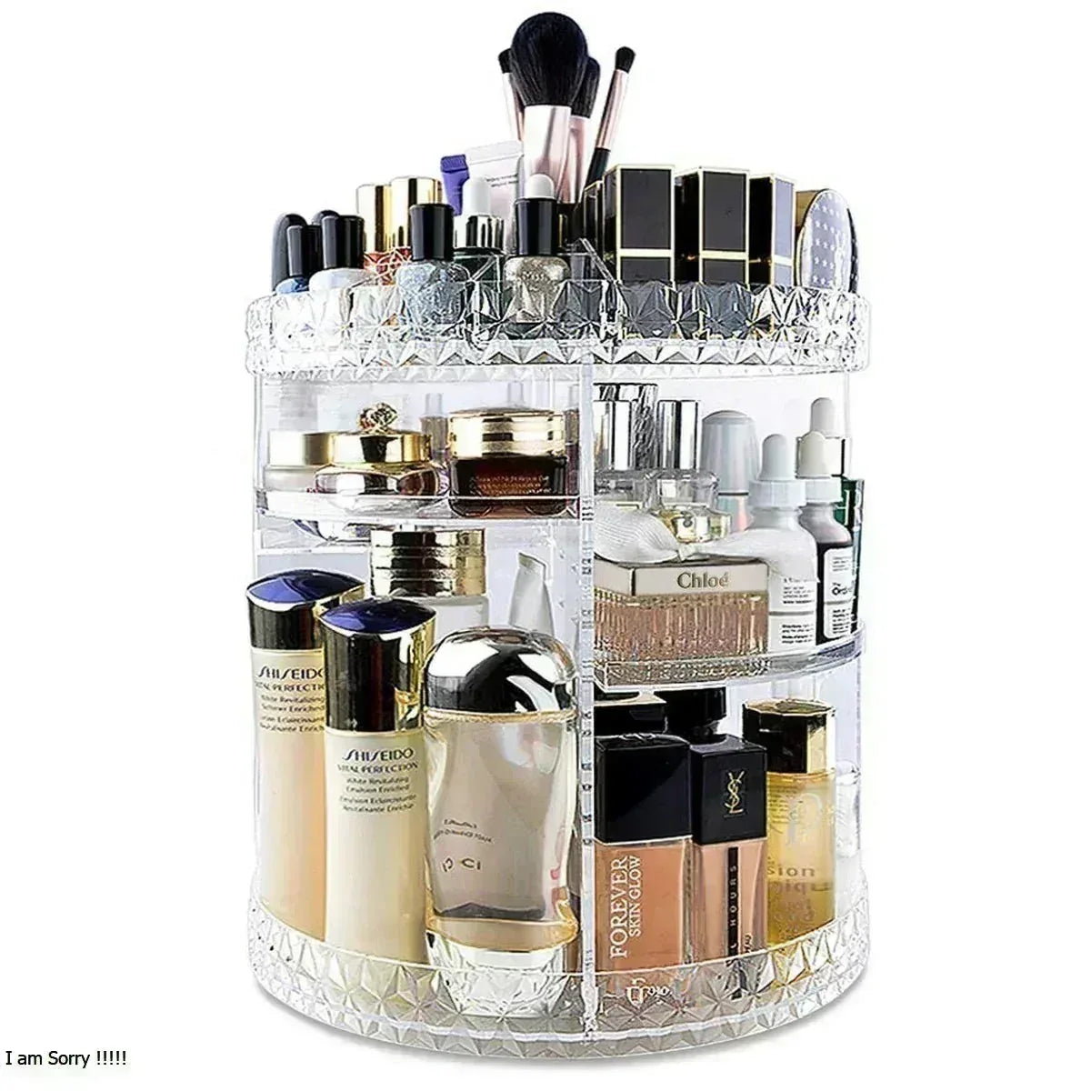 Mudassir Cosmetics | Rotatable Cosmetic Organizer Stand