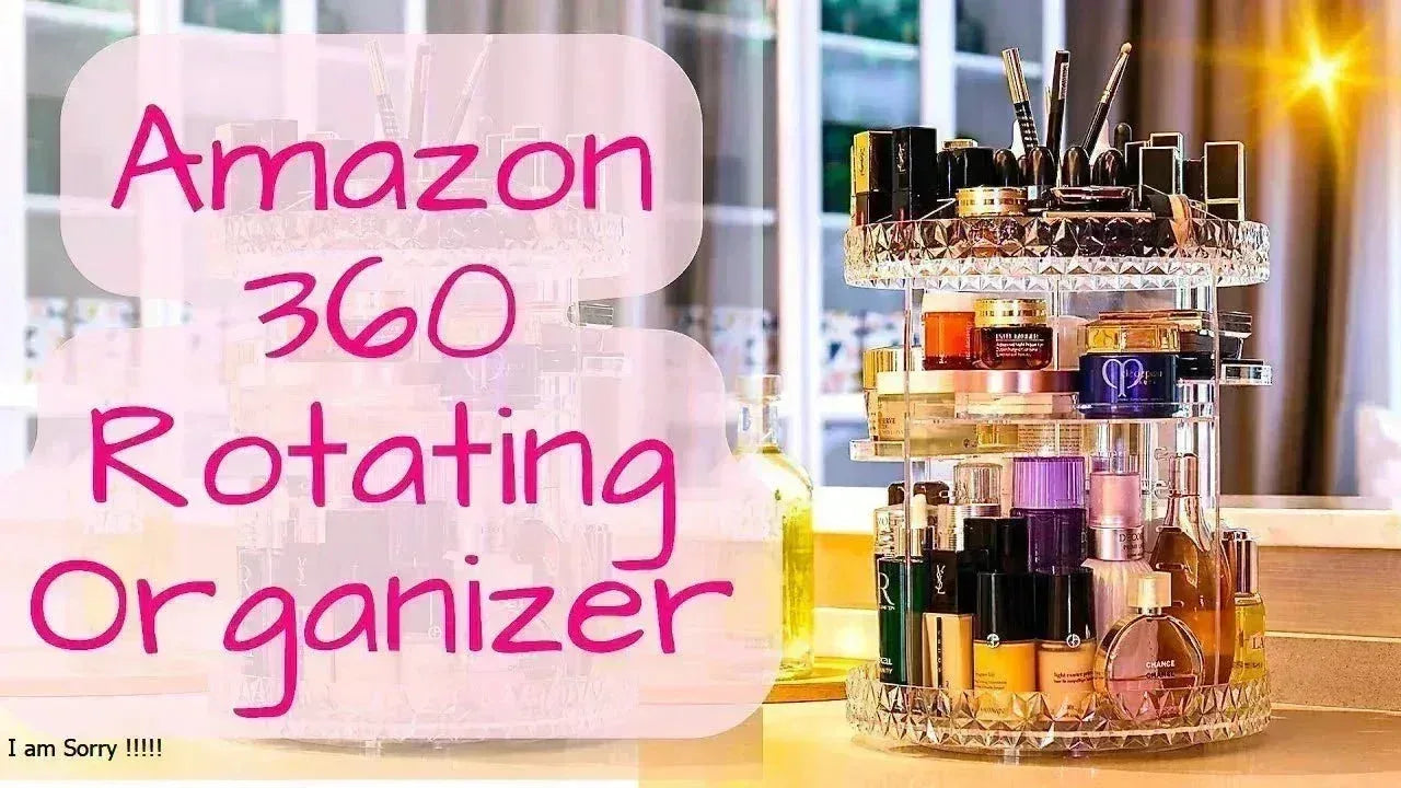 Mudassir Cosmetics | Rotatable Cosmetic Organizer Stand