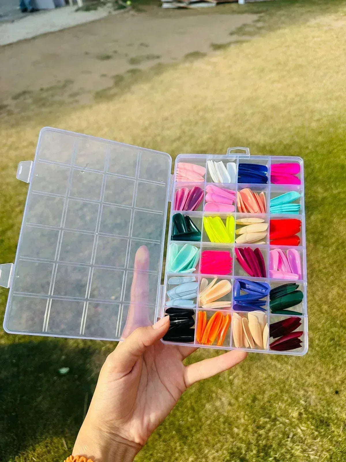 FawaQa | Artificial Nails Pack of 576 Nails (Free Glue)