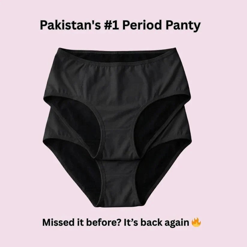 Mudassir cosmetics | 4 Layered Leak Proof Period Panty for Heavy Flow