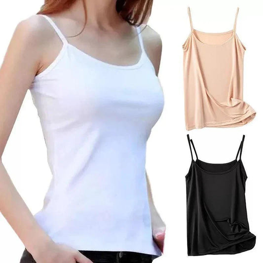 Mudassir Cosmetics | Plain Camisole - Ladies Soft Cotton And Flexible Stuff Slip